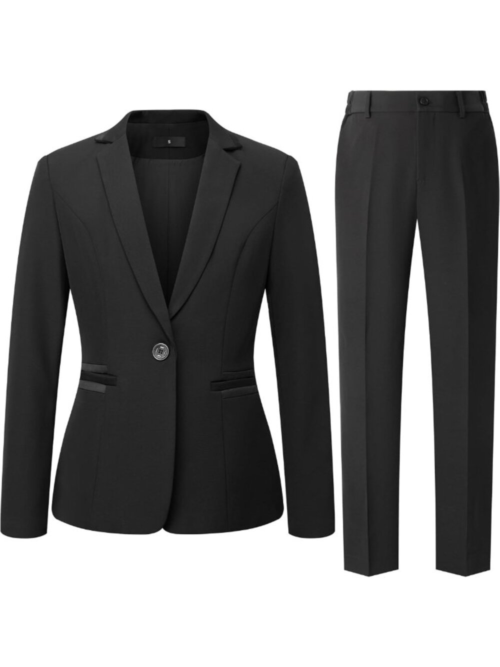 Chic Women's 2-Piece Blazer & Pants Set | Stylish Business Casual Outfit